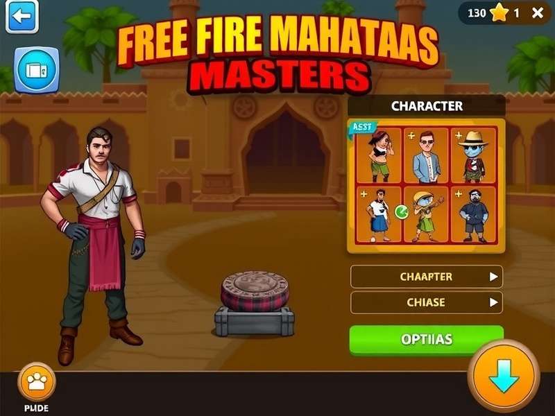 Free Fire Maharaja Masters character selection
