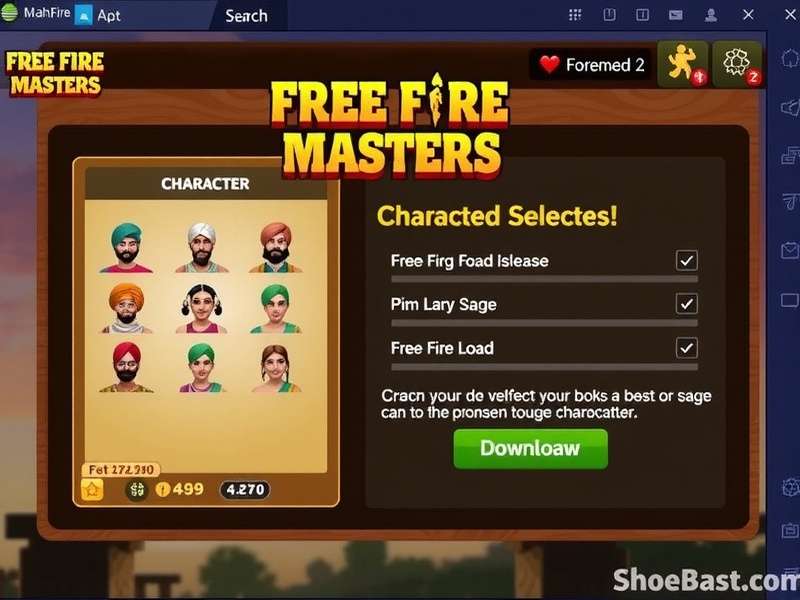 Free Fire Maharaja Masters gameplay screenshot